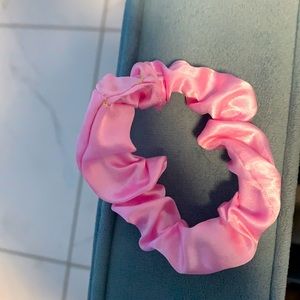 Pink hair tie
